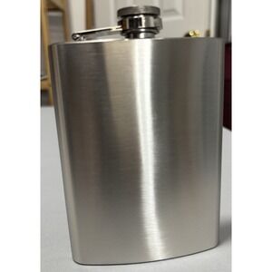 Balabala 8 oz Stainless Steel Hip Flask Screw Cap Portable Camping Travel Liquor